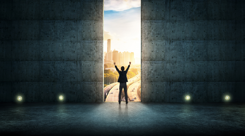 Image symbolizing infinite potential for growth