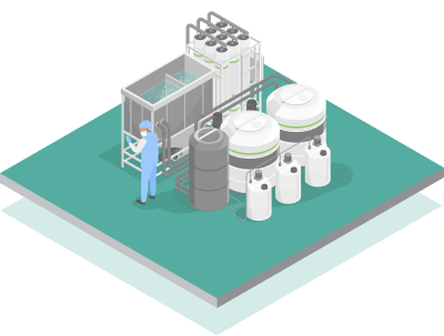 Raw Material Supply / Blowing / Injection image
