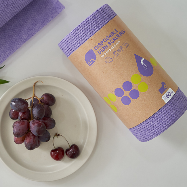 이지엔 엠보싱 수세미 이미지